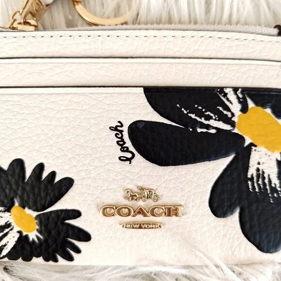 Coach Mini Skinny Id Case With Floral Print CZ595 - Picture 9 of 9
